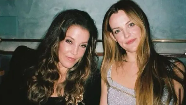 Riley Keough and Lisa Marie Presley