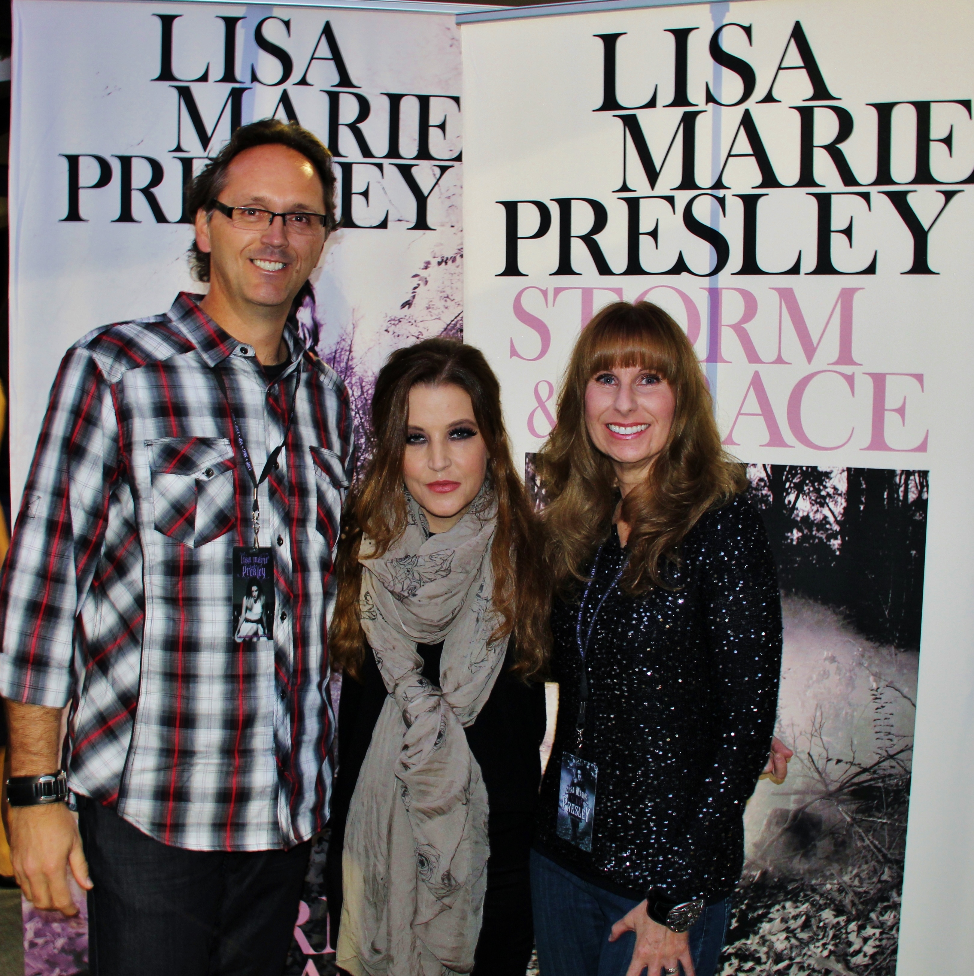 Lisa Marie Presley performing during the Storm and Grace Tour
